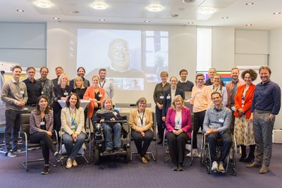 Photo of the participants of the first Innoklusio pilot compaies meeting.
